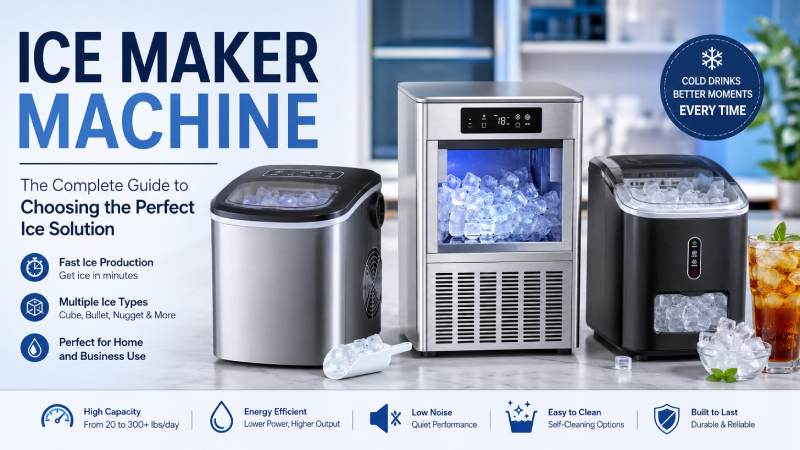 Ice Maker Machine: The Complete Guide to Choosing the Perfect Ice Solution Ice Maker Machine
