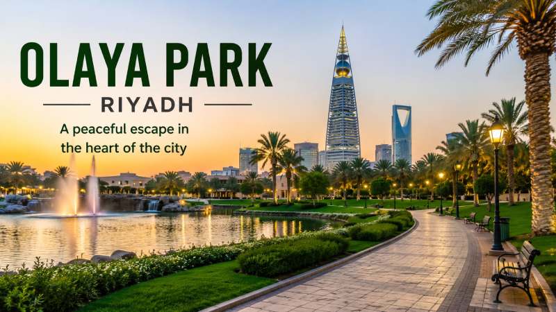 Olaya Park: A Peaceful Escape in the Heart of Riyadh Olaya Park